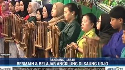 Asyiknya Belajar dan Bermain Angklung
