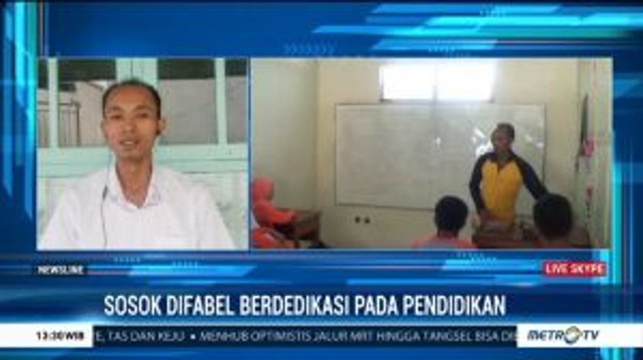 Sosok Difabel Berdedikasi pada Pendidikan