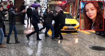 Vatandaşlardan bıçaklanarak öldürülen Ceren Özdemir'in katil zanlısına linç girişimi