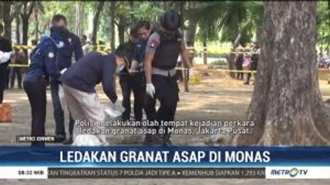 Ledakan di Monas Berasal dari Granat Asap