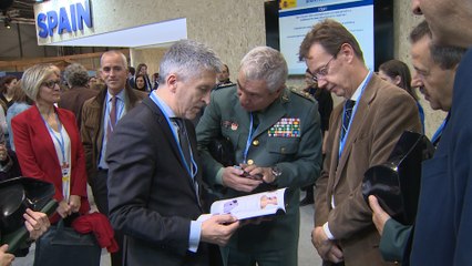 Marlaska visita el Centro de Coordinación Operativo de Seguridad de la COP25