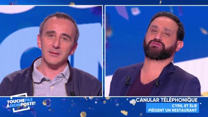 Retourné de perruques, canular... Elie Semoun faisait le show dans TPMP