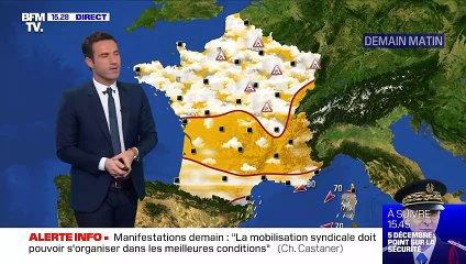 La météo pour ce jeudi 5 décembre 2019