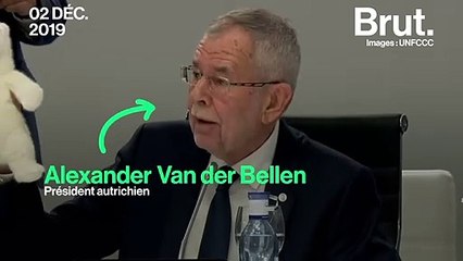 "David songe à quoi ressemblera le monde quand il sera adulte" : le discours poignant du président autrichien à la COP25