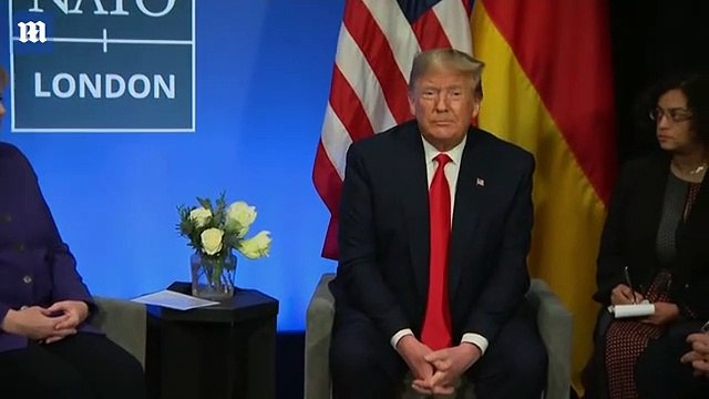 President Donald Trump calls Canadian Prime Minister Justin Trudeau 'two-faced' after hearing the hot mic conversation about him.