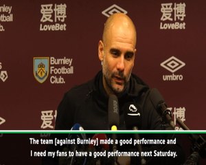 Guardiola calls for City support in Manchester derby