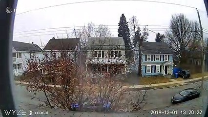 Three-day timelapse footage shows 23-inches of snow blanket Albany, New York