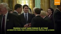 Vídeo: Cuatro mandatarios de primer nivel se ríen de Donald Trump en la cumbre de la OTAN