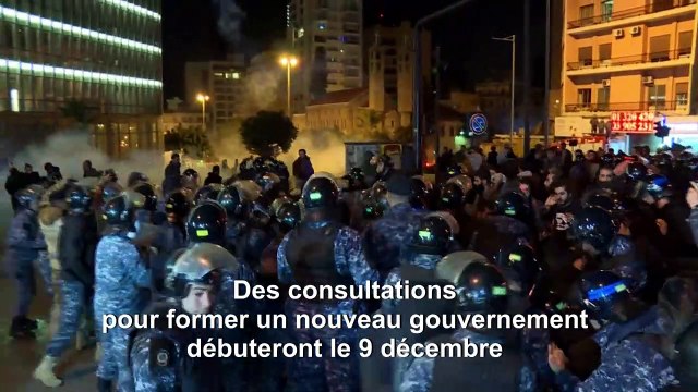 Echauffourées entre manifestants et forces de l'ordre lors d'une manifestation nocturne à Beyrouth