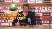 Conférence de presse RC Lens - FC Chambly (3-0) : Philippe  MONTANIER (RCL) - Bruno LUZI (FCCO) - 2019/2020