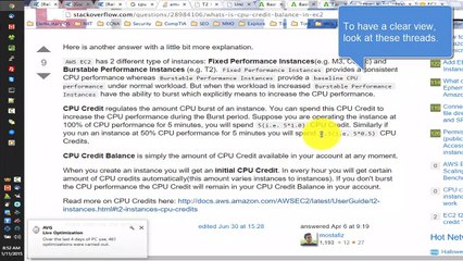 Amazon EC2 T2 Micro Instance CPU credit and why your server run at 100 CPU percent VPS Free Tier
