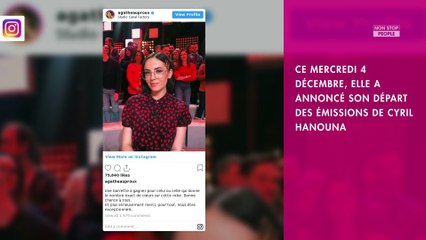 Download Video: Agathe Auproux annonce son départ de TPMP