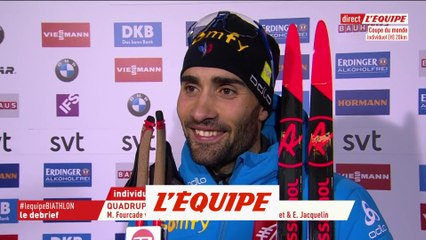 Fourcade «Fier de revenir avec ce maillot jaune» - Biathlon - CM (H)