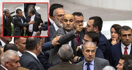 Meclis'te gerginlik! Sezgin Tanrıkulu'nun "Git" sözünü yanlış anlayan MHP'liler kürsüye yürüdü