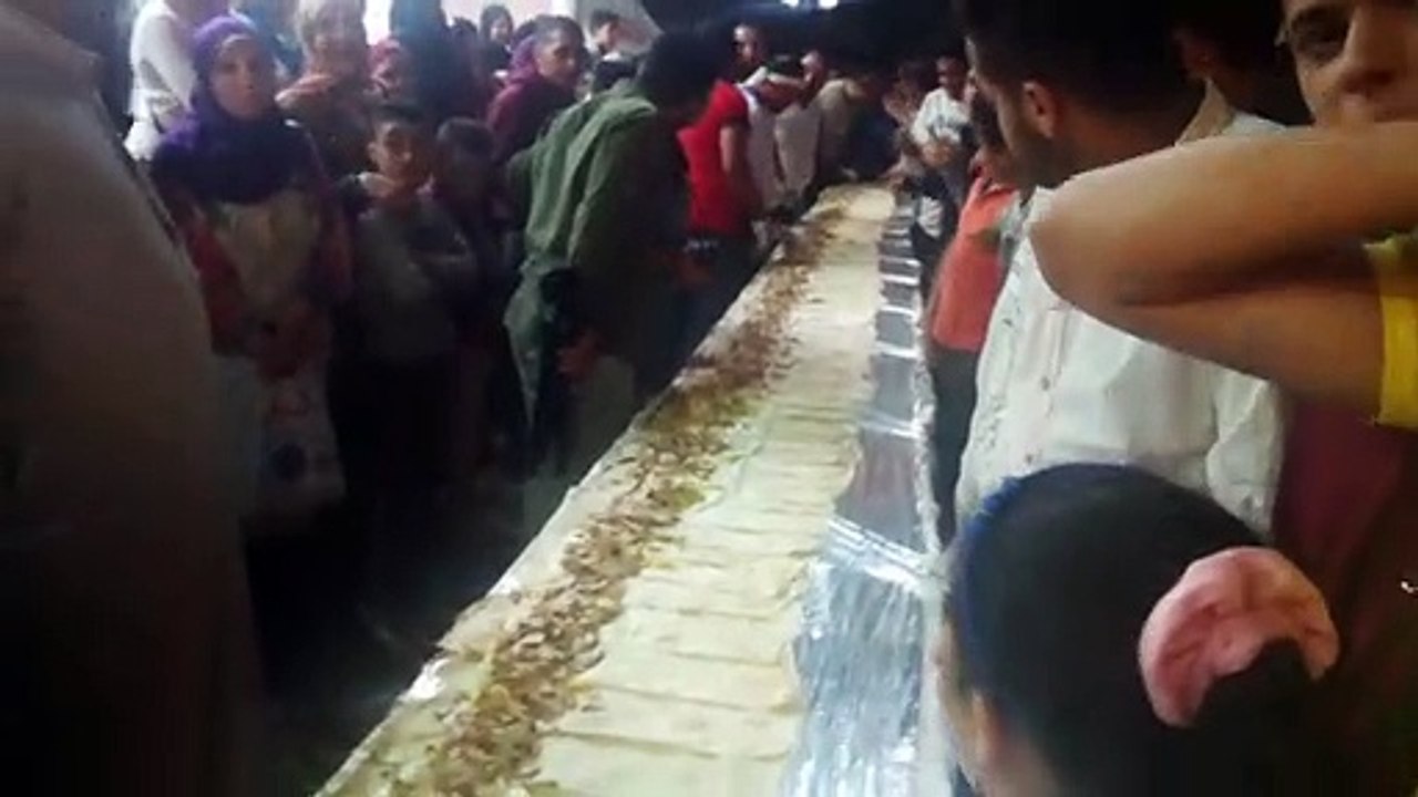 Longest Shawarma Sandwich In Egypt