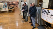 Inauguración de la exposición sobre las primeras elecciones municipales en Valladolid