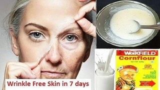 How to get Wrinkle Free Skin in 7 days Get Rid of Fine Lines from forehead, neck & eyes