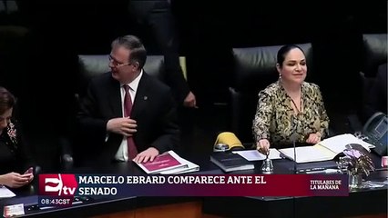 Ebrard descarta fungir como vicepresidente ante cuestionamientos de senadores