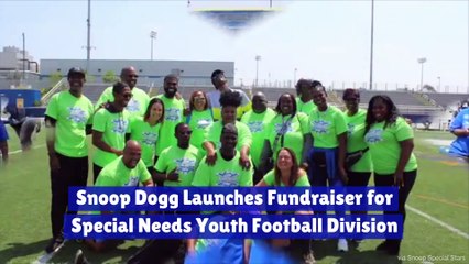 Snoop Dogg Launches Fundraiser for Special Needs Youth Football Division