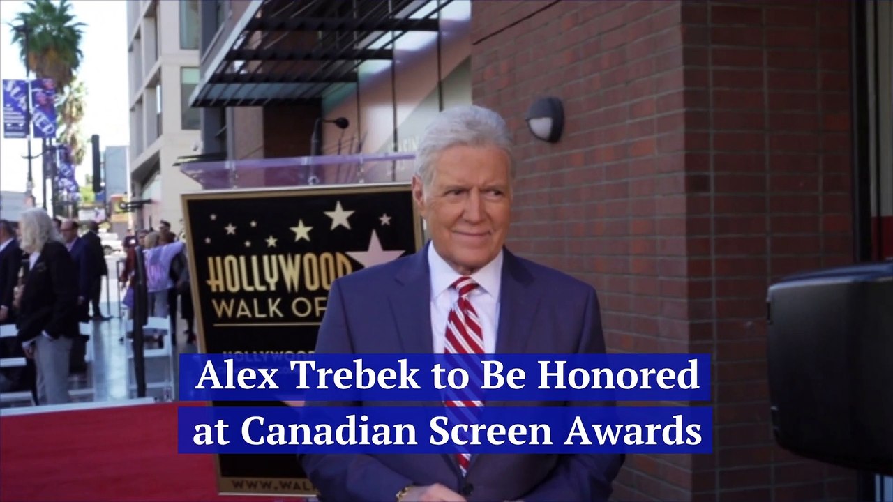 Alex Trebek to Be Honored at Canadian Screen Awards