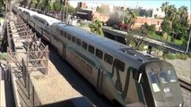 Railfanning Poinsettia Station- Early BNSF, Amtrak & Coaster action 1-12-10