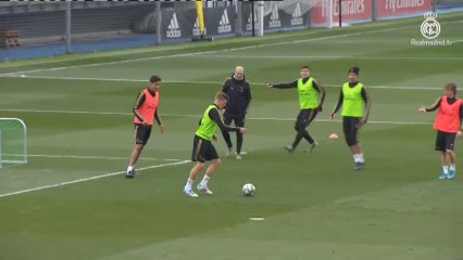 El Real Madrid prepara el partido contra el Espanyol