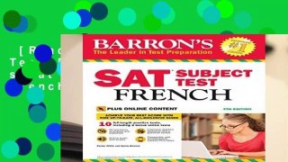 [Read] SAT Subject Test French (Barron s Sat Subject Test French) Complete