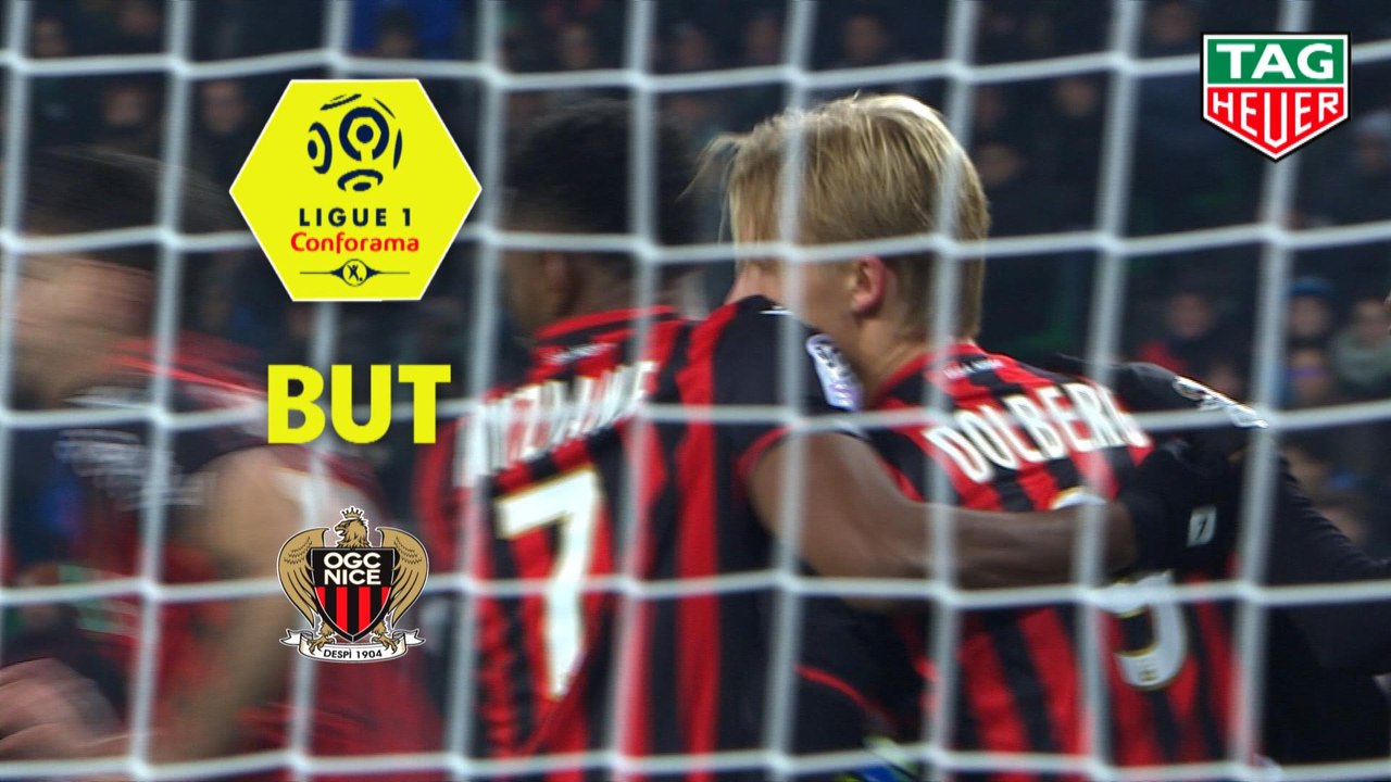 But Kasper DOLBERG (15ème) / AS Saint-Etienne - OGC Nice - (4-1) - (ASSE-OGCN) / 2019-20