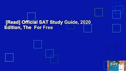 [Read] Official SAT Study Guide, 2020 Edition, The  For Free