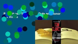 Full E-book  Tom Clancy Duty and Honor  For Kindle