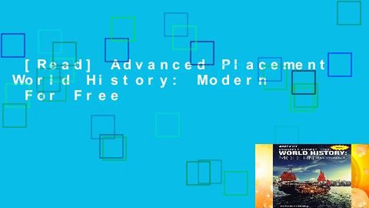 [Read] Advanced Placement World History: Modern For Free - video