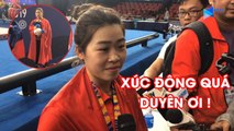 QUÁ XÚC ĐỘNG!!! Hoàng Thị Duyên khóc như mưa khi nghe Quốc ca Việt Nam trên bục nhận HCV SEA Games 30