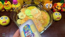 Festival of YELLOW !! Mixing Random Things Into CLEAR Slime !! Satisfying Slime Smoothie #798