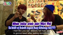 Couple gà bông Việt Thi - Winner tình tứ dẫn nhau đi ăn Panda Cotta ❤