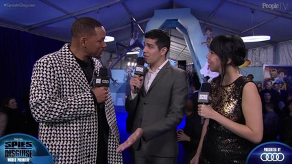 Will Smith Reveals He Just Met His 'Spies in Disguise' Costar Tom Holland Today — And Did an Escape Room!
