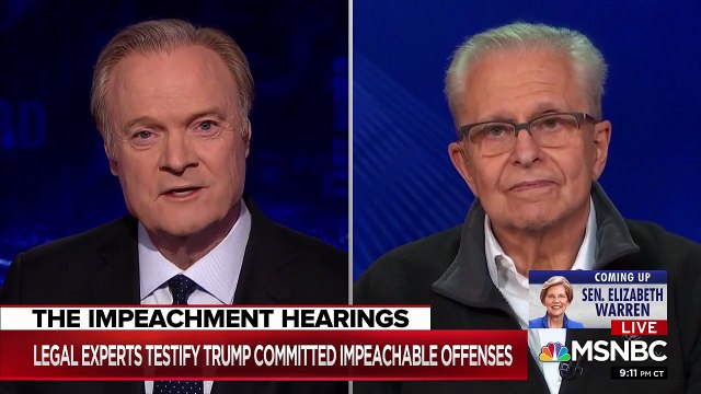 Once Trump thought Mueller exonerated him he was at it again with Ukraine: Harvard's Laurence Tribe