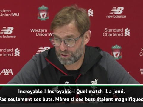 15e j. - Klopp dithyrambique envers Origi