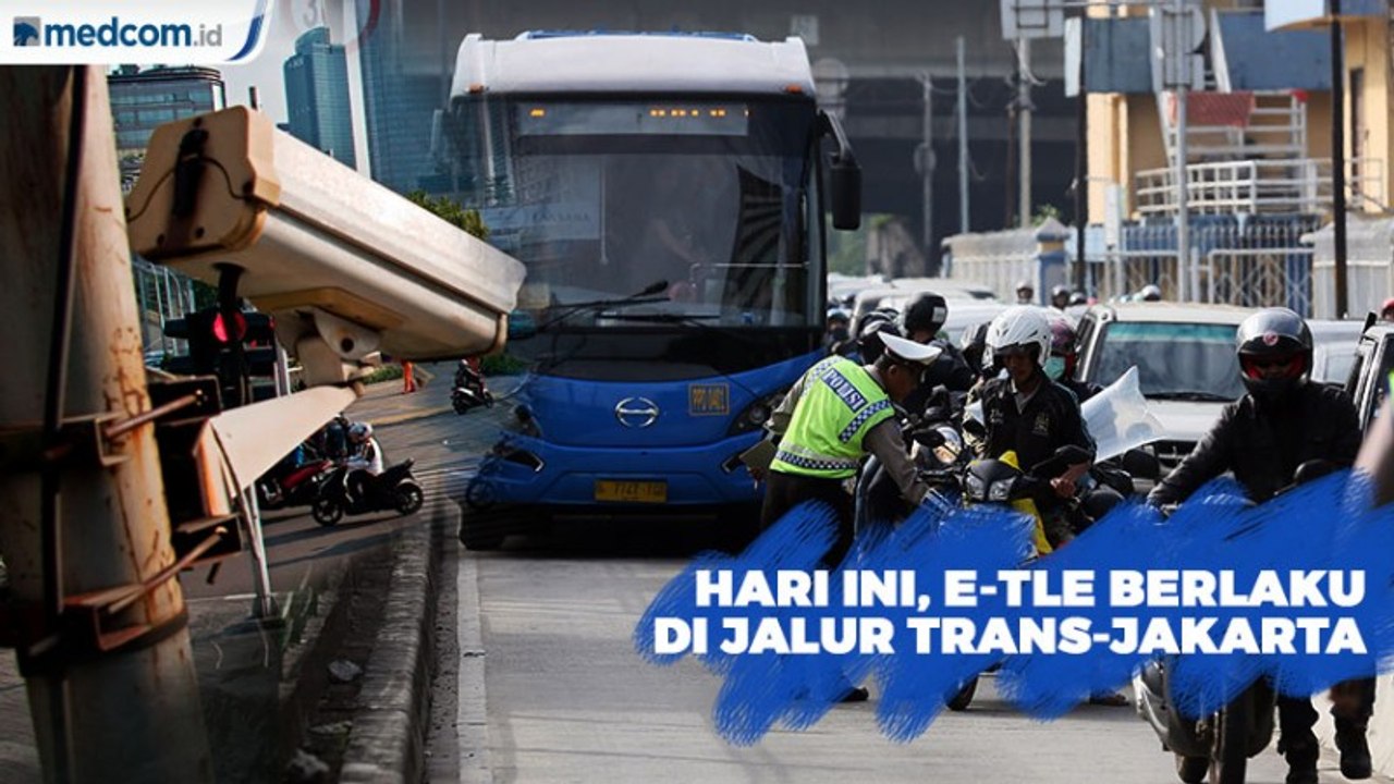 Sistem E-TLE di Jalur Trans-Jakarta Berlaku Hari Ini