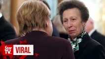 Queen shares “mother-daughter” moment with Princess Anne while greeting Trump