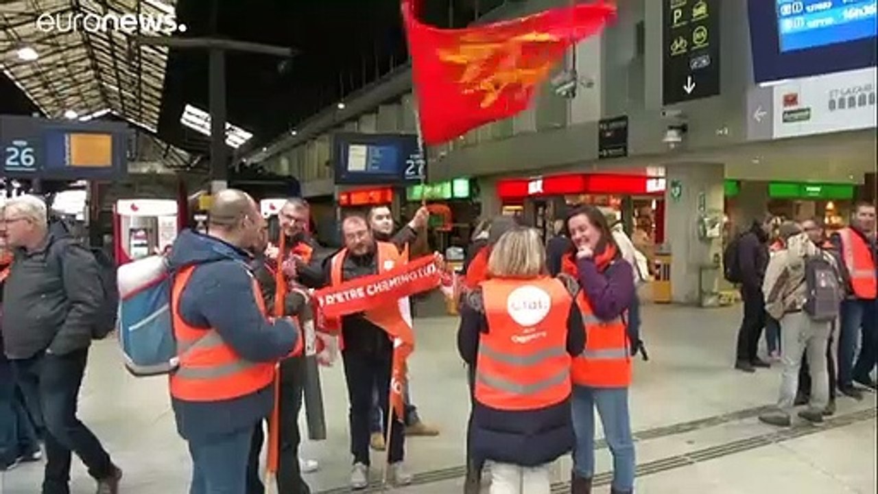 Generalstreik in Fankreich: 90% der Züge im Fernverkehr fallen aus
