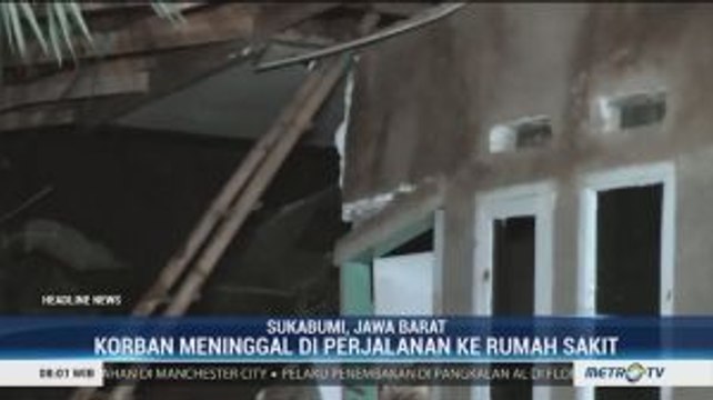 Satu Orang Tewas Tertimbun Longsor di Sukabumi