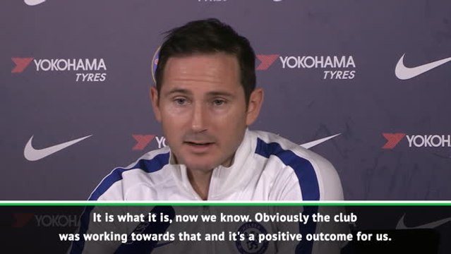 Lampard ready to assess the market after Blues' ban being reduced