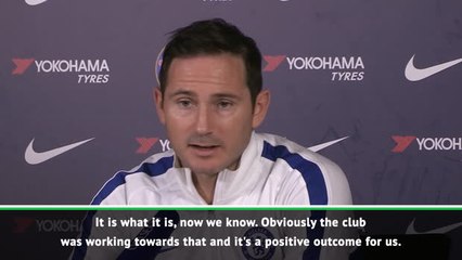 Lampard ready to assess the market after Blues' ban being reduced