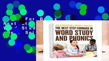 About For Books  The Next Step Forward in Word Study and Phonics  Best Sellers Rank : #2