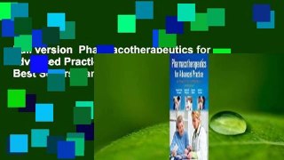 Full version  Pharmacotherapeutics for Advanced Practice: A Practical Approach  Best Sellers Rank