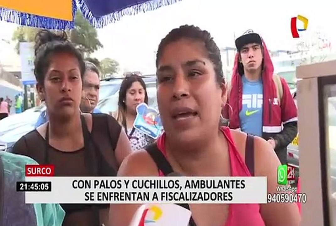 Surco: con palos y cuchillos se desató enfrenta...