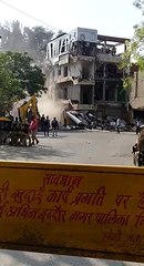 जीतू सोनी की संपत्तियां नेस्तानाबूद, पुलिस प्रशासन और निगम की संयुक्त कार्रवाई