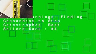 [Read] Warnings: Finding Cassandras to Stop Catastrophes  Best Sellers Rank : #4