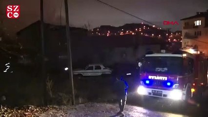 Ankara'da kundaklandığı iddia edilen 3 ev yandı