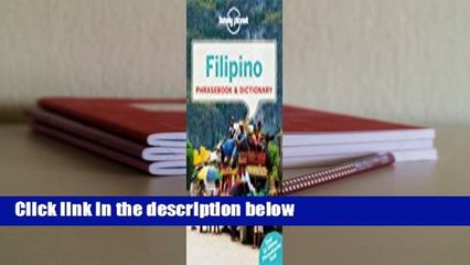 Full version  Lonely Planet Filipino (Tagalog) Phrasebook  Dictionary  For Free